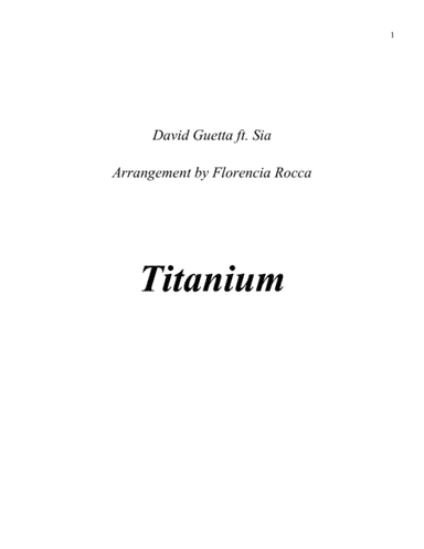 Titanium (arr. Florencia Rocca)