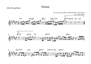 Home (arr. Fabio Britto)