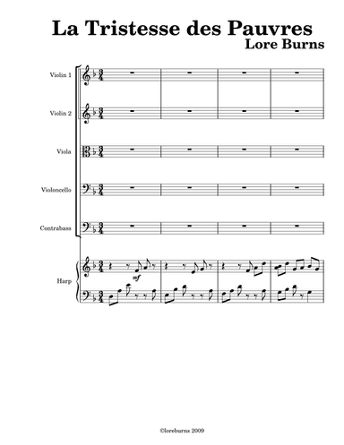 La Tristesse des Pauvres