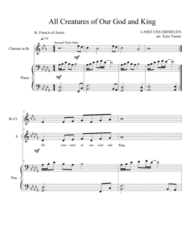 All Creatures of Our God and King (Lasst Uns Erfreuen) (arr. Charles Tyler Turner)