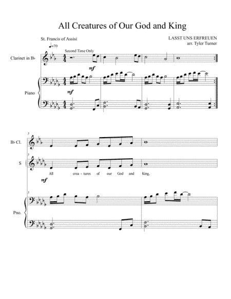 All Creatures of Our God and King (Lasst Uns Erfreuen) (arr. Charles Tyler Turner)