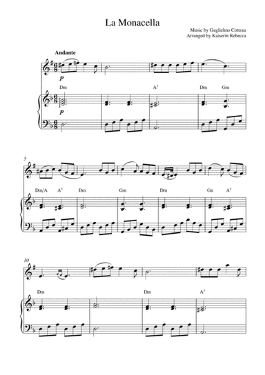 La Monacella (arr. Kaiserin Rebecca)