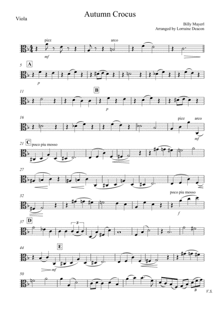 Autumn Crocus (arr. Lorraine Deacon)