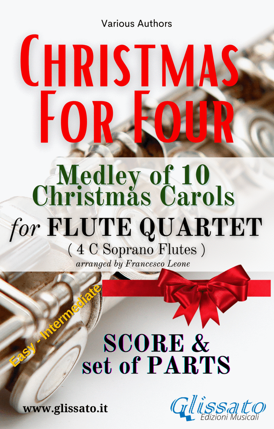 Christmas For Four - Medley for Flute Quartet (score & parts) (arr. Francesco Leone)