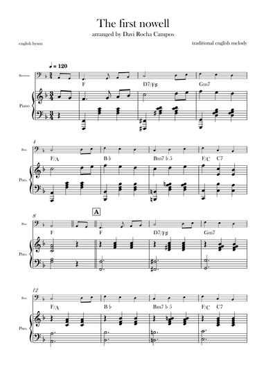 The First nowell (arr. Davi Rocha Campos)