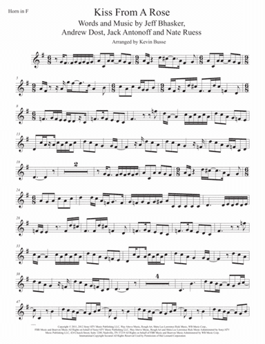 Kiss From A Rose (arr. Kevin Busse)