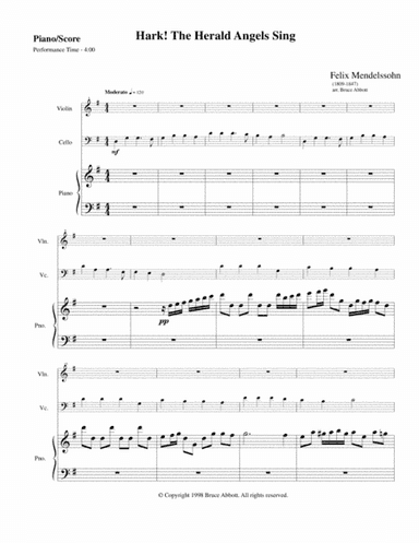 Hark! The Herald Angels Sing (arr. Bruce Abbott)