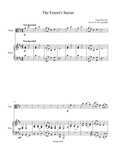 The Forest's Secret (arr. Nick Lacanski)