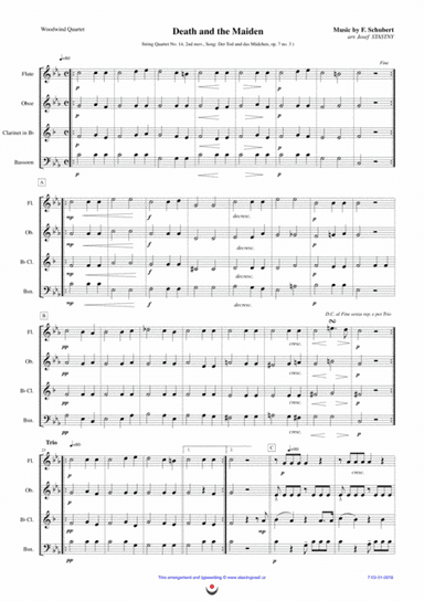 Death and the Maiden (arr. Josef STASTNY)