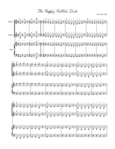 The Happy Rabbits Duet