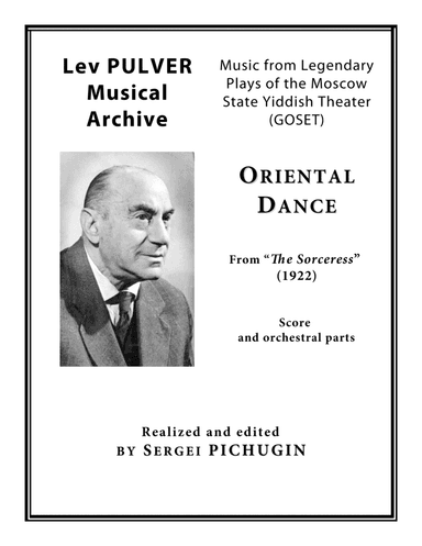 PULVER Lev: "Oriental Dance" from "The Sorceress" for Symphony Orchestra (Full score + set of parts)