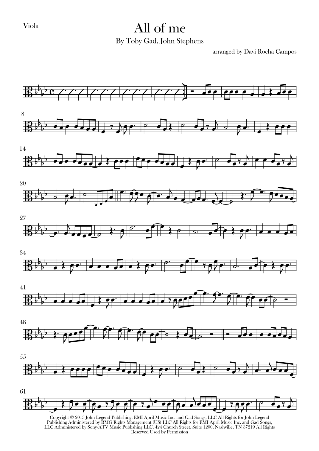 All Of Me (arr. Davi Rocha Campos)