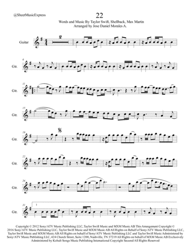22 (arr. Jose Daniel Morales A.)