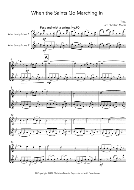 When The Saints Go Marching In (Fantasy) (arr. Hoopla Sheet Music)