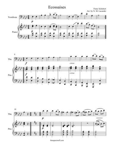 Ecossaises (arr. Nick Lacanski)