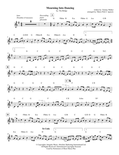 Mourning Into Dancing (arr. Marco Polo C. Ignacio)