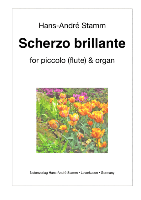 Scherzo brillante for piccolo (flute) and organ