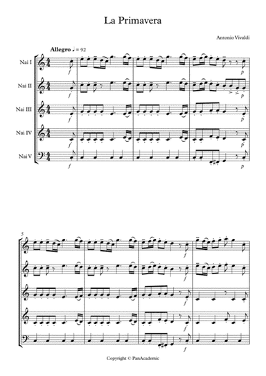 Antonio Vivaldi - Spring (arr. Dumitru Popa, Andrei Druta)