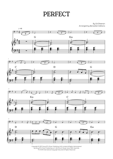 Perfect (arr. Benzaiten Editions)