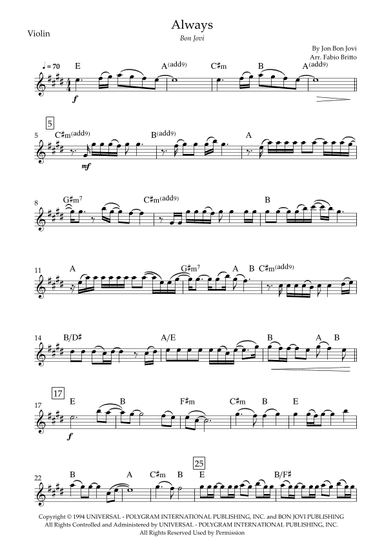 Always (arr. Fabio Britto)