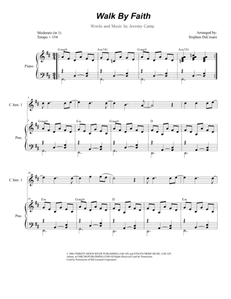 Walk By Faith (arr. Stephen DeCesare)