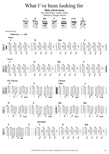 What I've Been Looking For (arr. Douglas Becker)