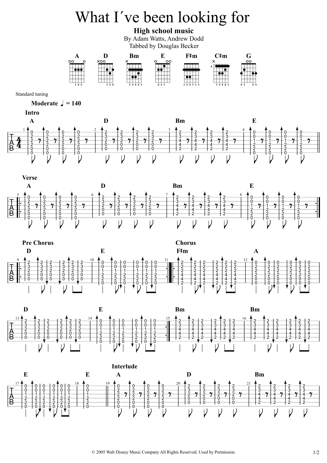 What I've Been Looking For (arr. Douglas Becker)