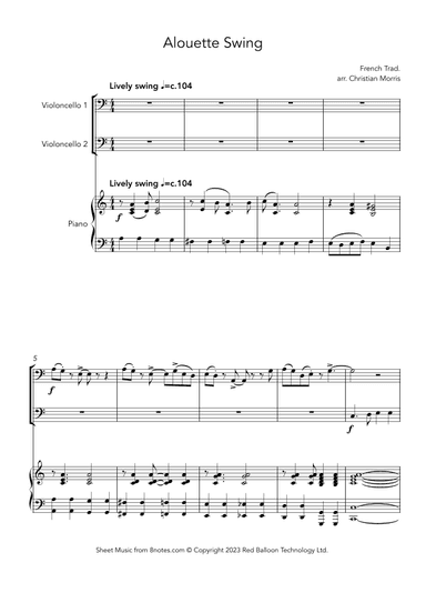 Alouette Swing (arr. Christian Morris)