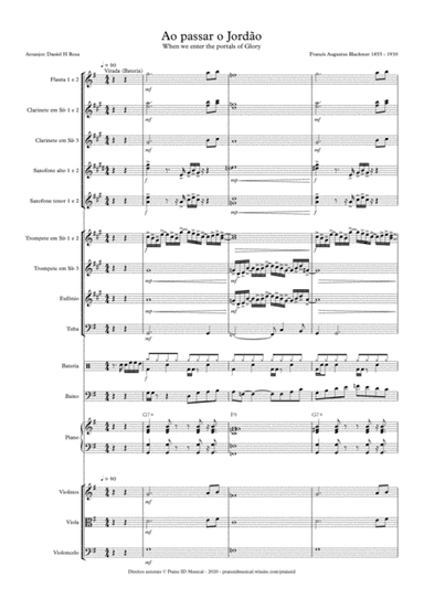 When we enter the portals of Glory/ The numberless host (arr. Daniel H Rosa)