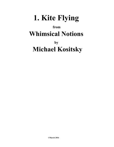 1. Kite Flying