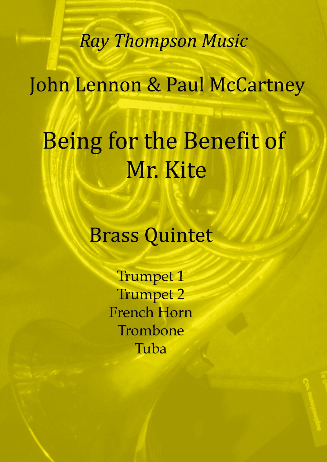 Being For The Benefit Of Mr. Kite (arr. Ray Thompson)