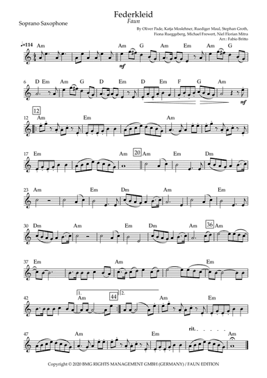 Federkleid (arr. Fabio Britto)