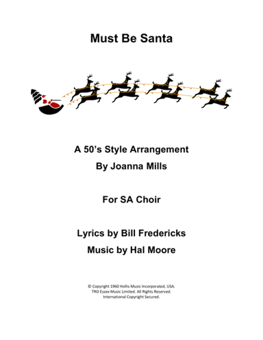 Must Be Santa (arr. Joanna Mills)