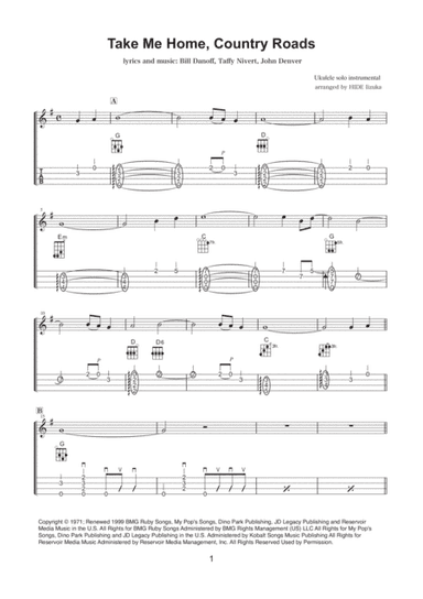 Take Me Home, Country Roads (arr. Hide IIZUKA)