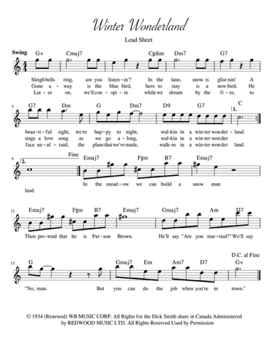 Winter Wonderland (arr. Kimberly Steele)