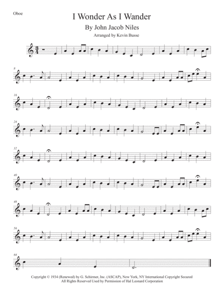 I Wonder As I Wander (arr. Kevin Busse)