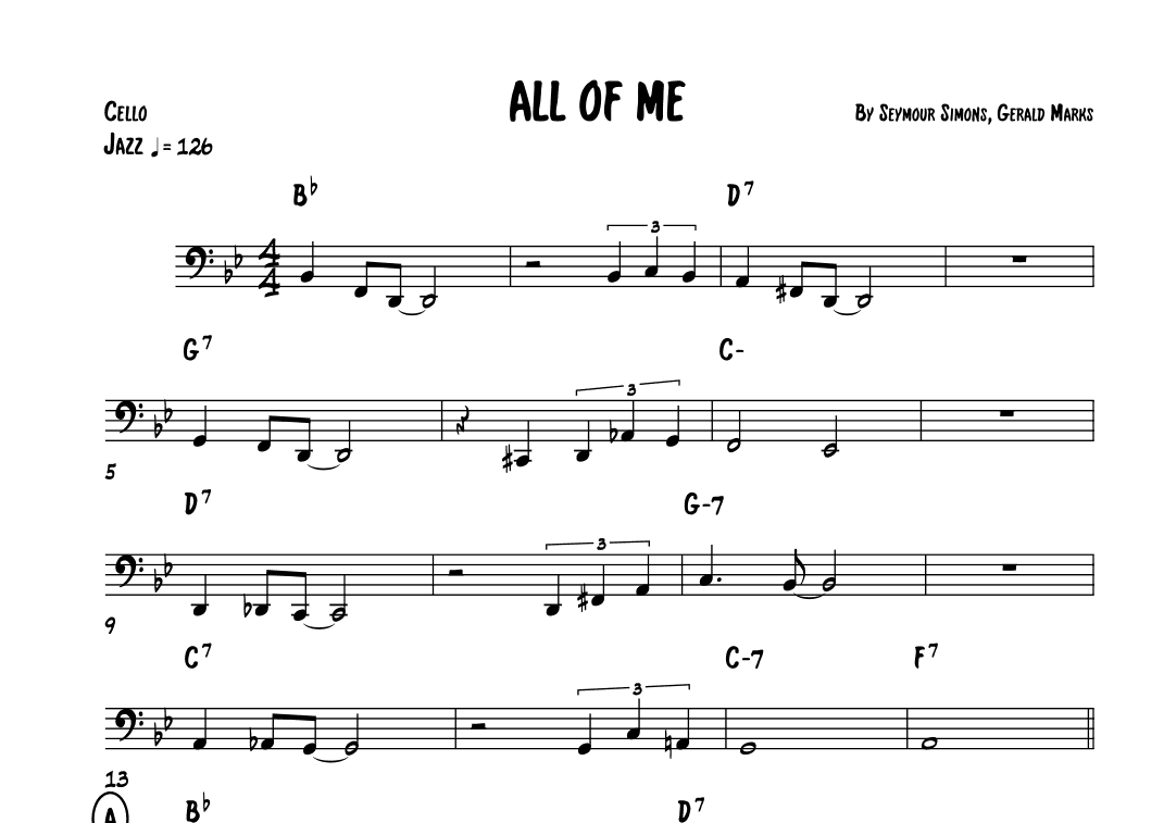 All Of Me (arr. Leo Silva)