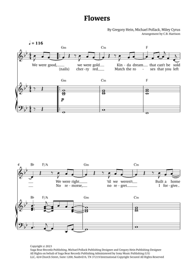 Flowers (arr. C. B. Harrison)