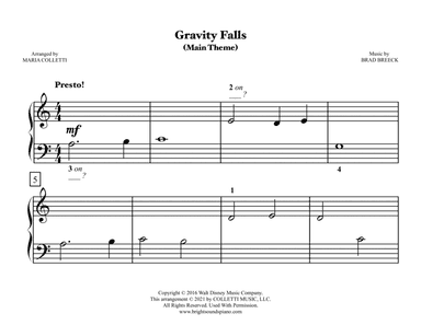 Gravity Falls (main Theme) (arr. Maria Colletti)