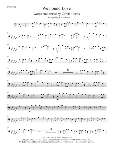 We Found Love (arr. Kevin Busse)