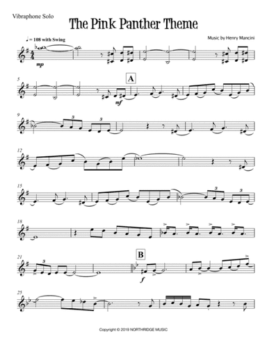 The Pink Panther (arr. Ben Garraway)