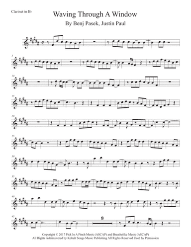 Waving Through A Window (arr. Kevin Busse)