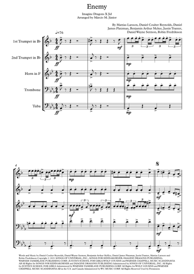 Enemy (arr. Márcio Moreira Júnior)