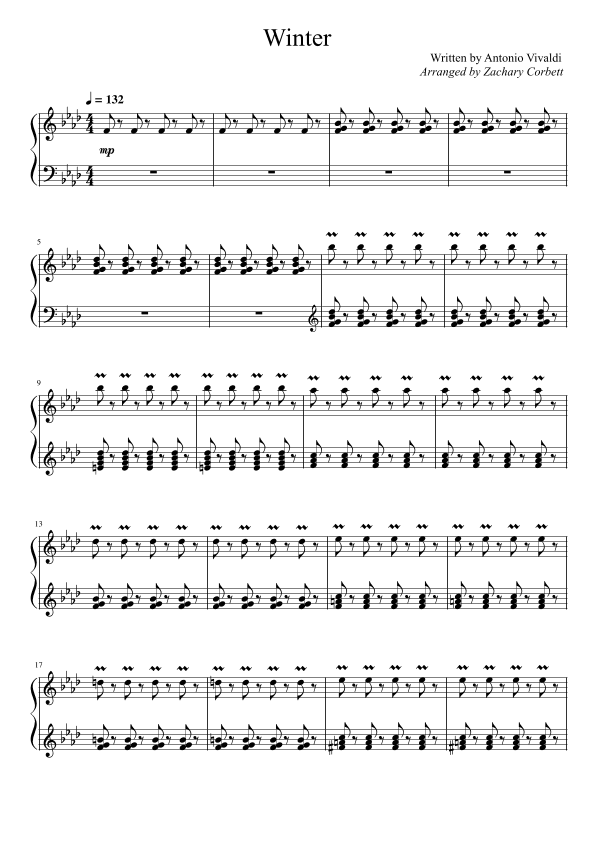 Winter (arr. Zachary Corbett)