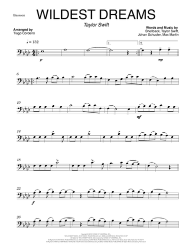 Wildest Dreams (arr. Tiago Cordeiro)
