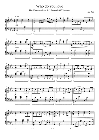 Who Do You Love (arr. Jan Zajc)