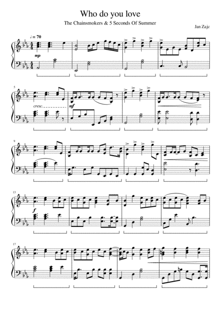 Who Do You Love (arr. Jan Zajc)