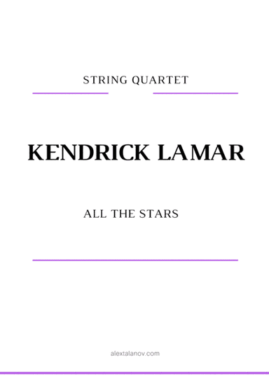 All The Stars (arr. Alex Talanov)