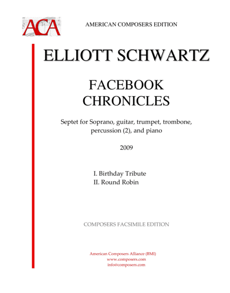 [Schwartz] Facebook Chronicles