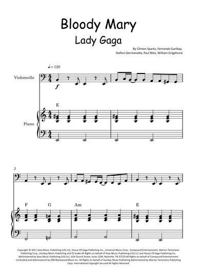 Bloody Mary (arr. Glauco Fernandes)